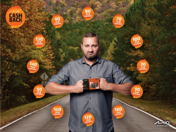 Ruszyła promocja ,,Cashback” od Mio Motoryzacja, LIFESTYLE - Marka Mio od lat na jesieni rozpoczyna akcję „Cashback”, dzięki której konsumenci mogą otrzymać do 250 zł zwrotu za objęty promocją sprzęt Mio.