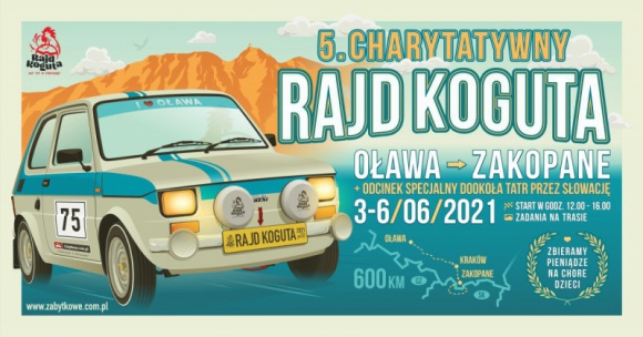 Podczas V Charytatywnego Rajdu Koguta będą ustanawiać Rekord Polski